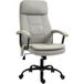 Pangivo Fauteuil De Bureau Massant Ergonomique Avec Vibration Lombaire Réglable En Hauteur Aspect Lin Beige