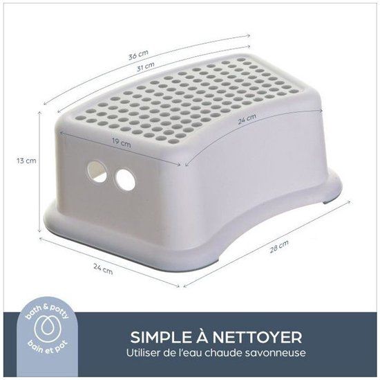 Dreambaby Toiletpotje - Soft-touch - Anti-slip - Grijs