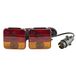 XLPT XL Perform Tool s 553910 2 aanhangerlampen, 4 functies, bekabeld, 4,5 m