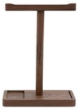 Retro Houten Hoofdtelefoonstandaard met Robuuste Basis