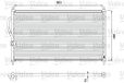 Valeo Condensor, Airconditioning 818070
