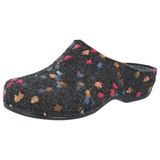 Berkemann Donata pantoffels voor dames, Meerkleurig grijs stippen 914, 40 EU
