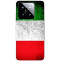Xiaomi 14 Drapeau italie Bedrukt siliconen hoesje