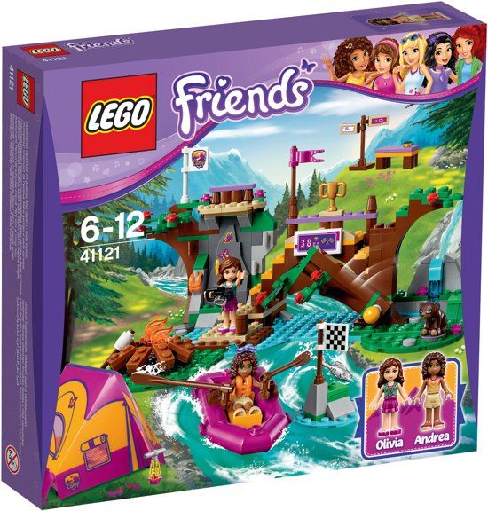LEGO Friends Avonturenkamp Wildwatervaren 41121
