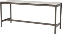 4 Seasons Outdoor Soho high dining tuintafel 220x75x95 cm keramiek bruin/terre