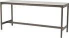 4 Seasons Outdoor Soho high dining tuintafel 220x75x95 cm keramiek bruin/terre