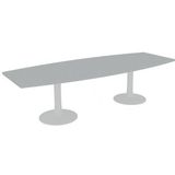Quadrifoglio Vergadertafel Tonvormig lengte 280 cm
