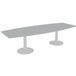 Quadrifoglio Vergadertafel Tonvormig lengte 280 cm