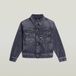 G-Star DAKOTA LOOSE JACKET Heren Spijkerjas Katoen Elastaan MID USED BLK Maat 16