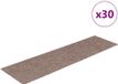 vidaXL Trapmatten Zelfklevend 30 stuks 76x20 cm Lichtbruin Rechthoekig