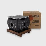 Konro Grill Mini Aluminium Zwart