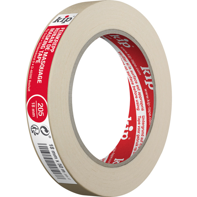 Kip 205 afplaktape 18mmx50m