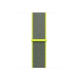 Apple Sport Loop Apple Watch 38mm / 40mm / 41mm / 42mm Gris, Lime Nylon