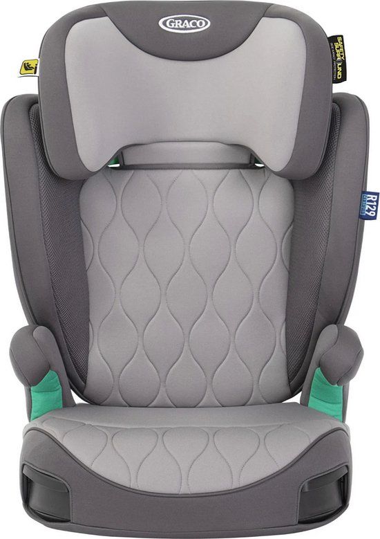 Graco Affix I-Size Autostoel - Iron Grijs - Isofix - Groep 2/3 - 3-12 jaar