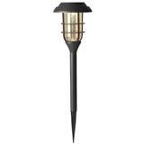 Sunnydays Projecteur d'ambiance solaire de jardin - Noir - Plastique - Résistant à l'eau - 42 cm