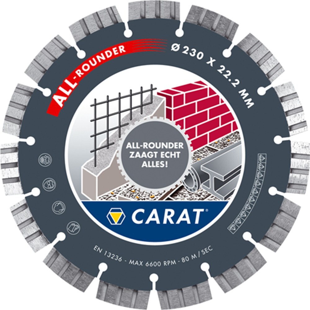 Carat Diamantzaagblad - Allround 125 mm