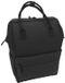Daniel Ray Daveyton Dull Rubber PU Rugzak - Zwart