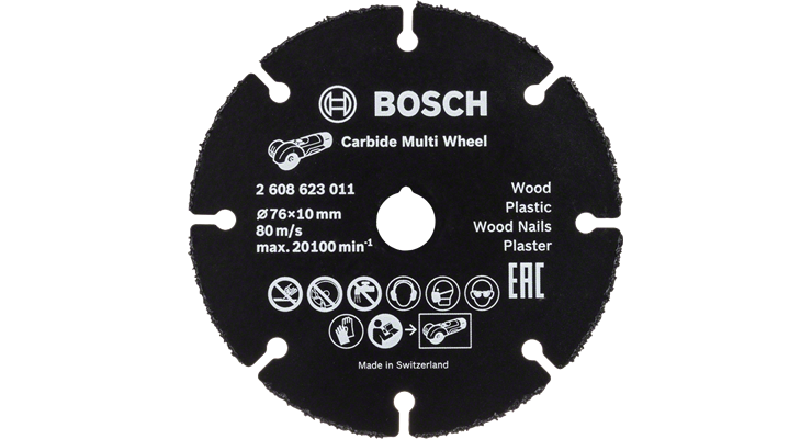 Bosch Carbide Multiwheels - 2 608 623 013