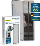 Hoberg insectenhor voor campers 60 x 195 cm | Deurhor met XXL-magneetbanden | Insectenhor voor caravans | Magnetische hor | Zelfsluitend