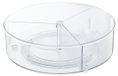 Merkloos Draaiplateau - PET - 27 cm - 360 graden - Met 3 vakken