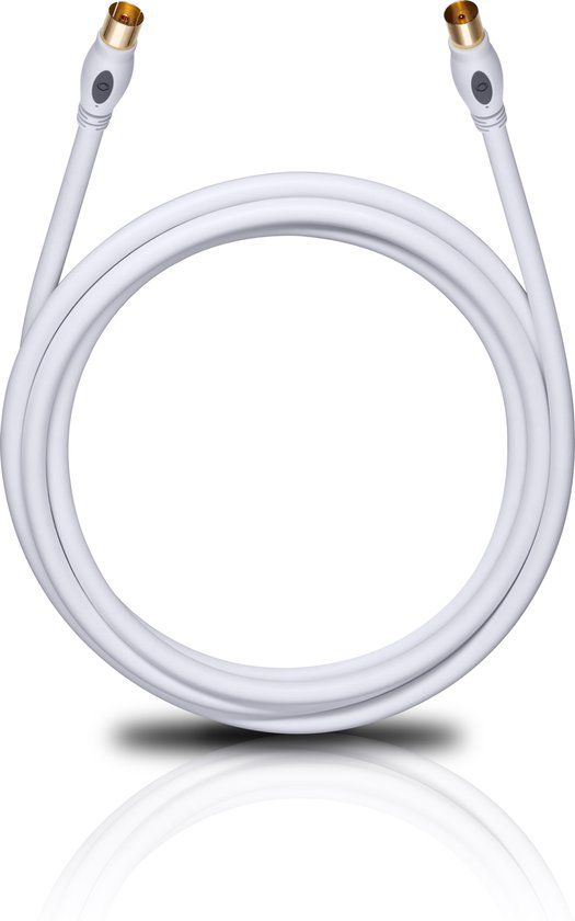 Oehlbach Transmission Plus 170 - Digitale antennekabel - 1.70 m - wit