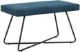 vidaXL Sofa Blue 80 x 40 x 45 cm velvet