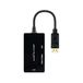 Monkey Ladder DISPLAYPORT naar HDMI/DVI/VGA converter, 20 cm, zwart