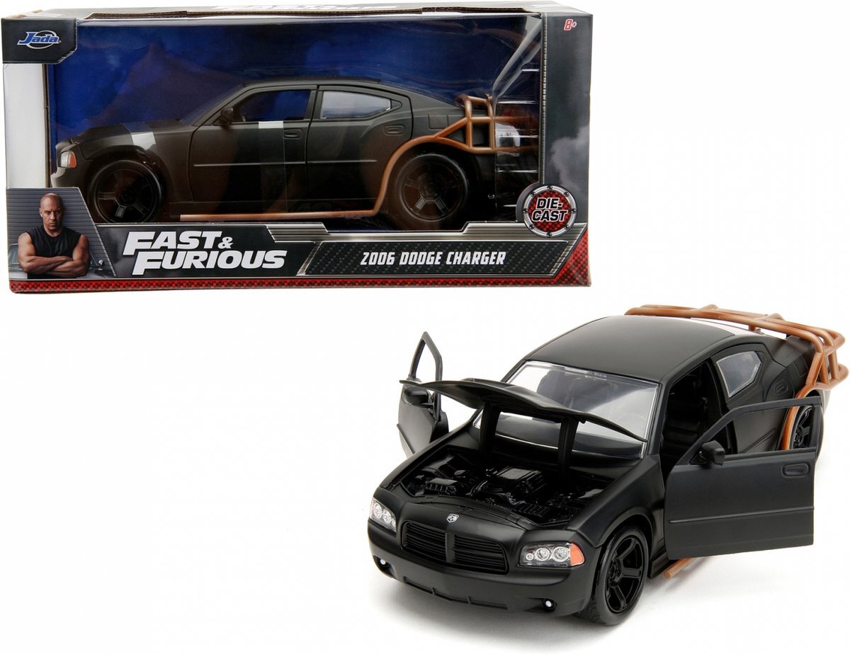JADA Toys - Fast & Furious Dodge Charger Heist Car - 1:24 - Metaal - Speelgoedvoertuig