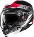 HJC RPHA-91 Madal, Systeemhelm, Zwart Rood