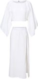 LingaDore Top & Lange rok Wit Mouwloos Effen 100% Katoen Maat 40