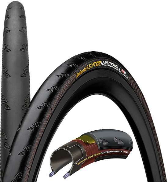 Continental Gator Hardshell Fietsband 28 vouwband zwart Bandenmaat 32-622 700 x 32c