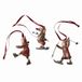 LOBERON Bibury hanger set van 3 rood/groen