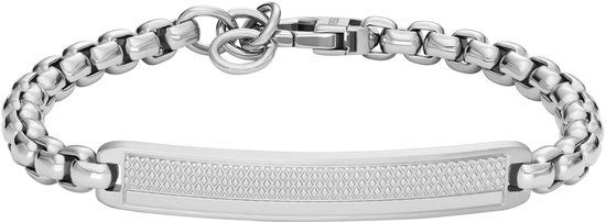 Fossil JF04767040 Heren Armband - Zilverkleurig