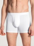 CALIDA Heren Boxershorts Katoen Elastaan Wit Maat M