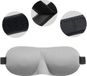 Merkloos / Sans marque Slaapmasker - Premium Zijden - Oogmasker - Blinddoek - Grijs