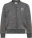 hummel hmlMINI WOOL ZIP JACKET BEE DARK GREY MELANGE