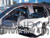 Team Heko Zijwindschermen donker getint tbv Toyota RAV4 - 5-deurs - bouwjaar 2018 - 2026 set tbv 4 deuren, tbv voor & achterramen L+R pasvorm
