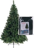 Bellatio Decorations Kerstboom H210 cm - Groen - PVC - 770 takken - Diameter 137 cm