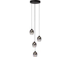 Lucide TAMINO - Hanglamp - Ø 36 cm - LED Dimbaar - 4x5,2W 3000K - Zwart