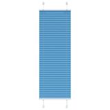 VidaXL Plissé rolgordijn 40x150 cm stofbreedte 39,4 cm polyester blauw