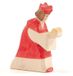 König figurine, rouge, peluche/tissu, 10x10x10 cm, 1 pièce