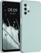kwmobile Samsung Galaxy A32 5G hoesje met siliconen coating - Cool Mint