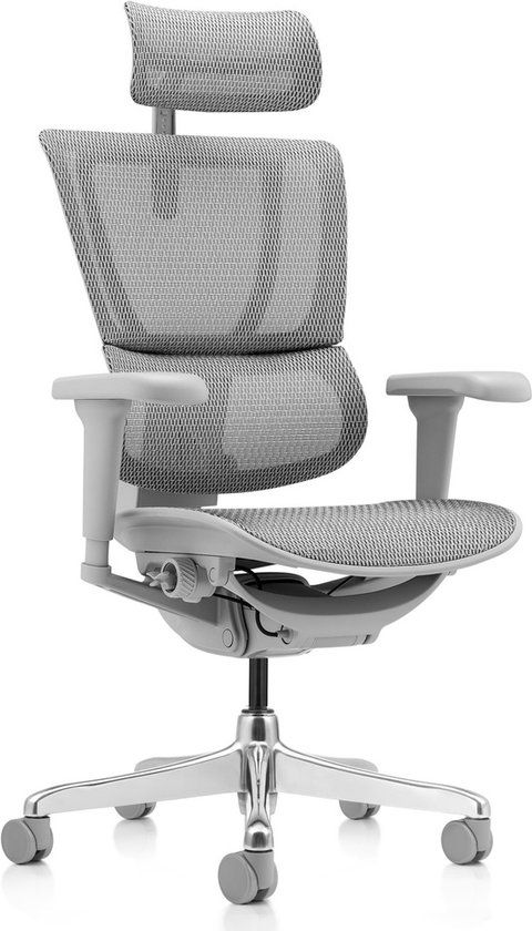 HJH Office ERGOHUMAN SLIM ULTRA G GEN2 Bureaustoel / Directiestoel Mesh Grijs