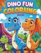 Dino fun coloring book