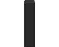 vidaXL Radiatorombouw 205x21,5x83,5 cm bewerkt hout zwart