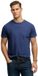 Superdry T-shirt Cotton Classic Linen Pkt Tee M1012371a K3z Montauk Blue Mannen Maat - M