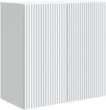 vidaXL Wandkast 59 x 31 x 60 cm Bewerkt hout Wit