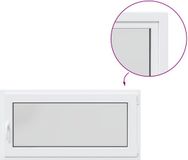 vidaXL - Kelderraam - RISOR - 120 x 50 cm - PVC en Glas