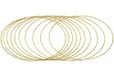 Rayher Metalen Ringen, Gecoat, 25 cm Ø, Doos 10 Stuks, Goud