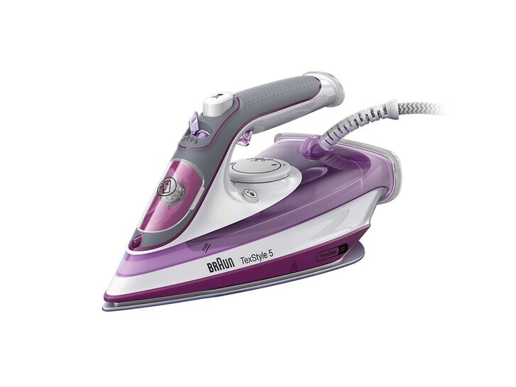 Braun TexStyle 5 SI 5037 VI Stoomstrijkijzer - Paars